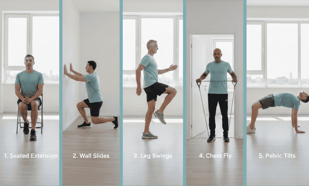 أفضل 5 تمارين رياضية لعلاج خشونة الركبة وتقوية العضلات المحيطة